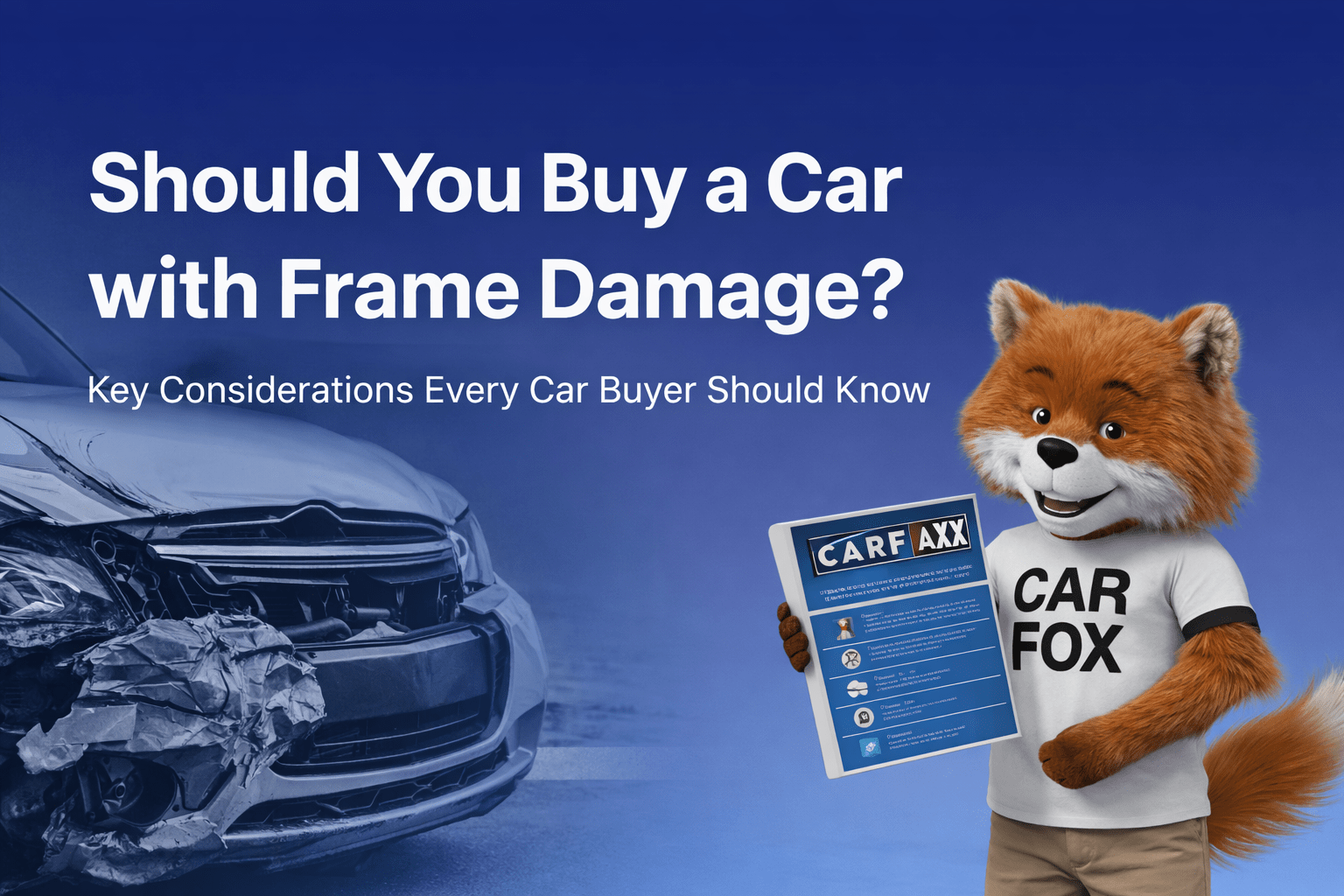 Frame Damage on Carfax: Should You Walk Away If it Occurs?