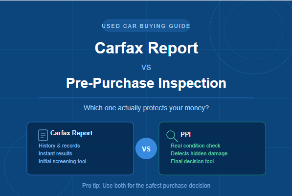 Is Carfax Better Than a Pre-Purchase Inspection?