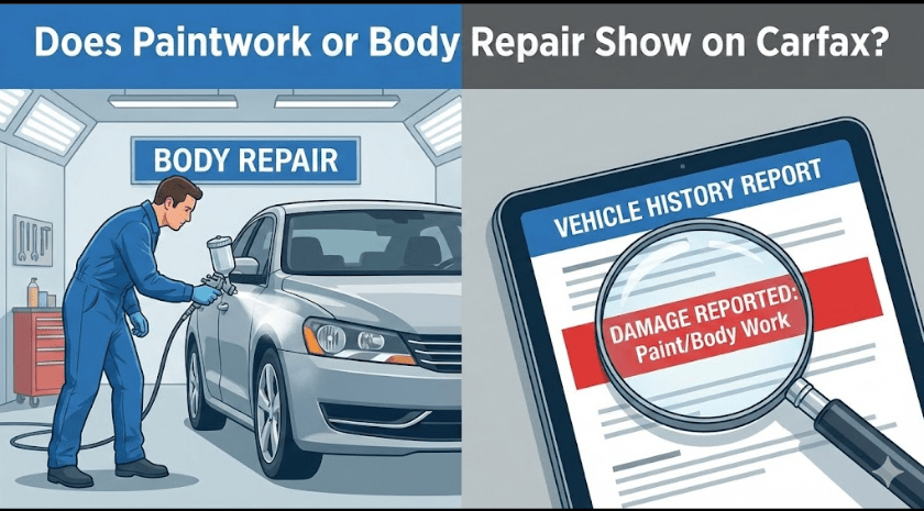Does Paintwork or Body Repair Show on Carfax? A Guide for Buyers